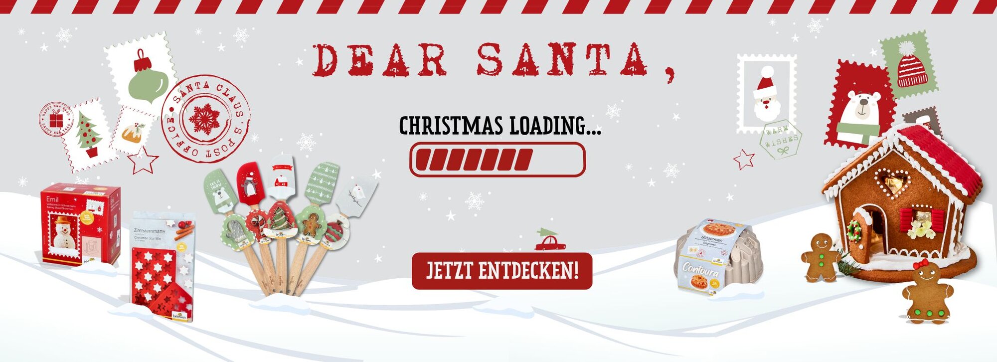 Weihnachtsprodukte zum Backen