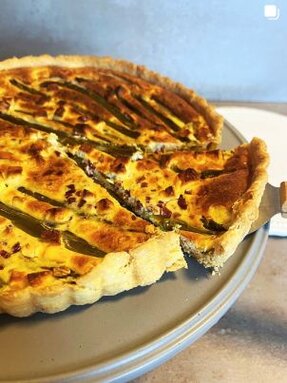 aspargus quiche