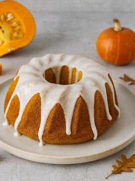 Gugelhupf mit Kürbis