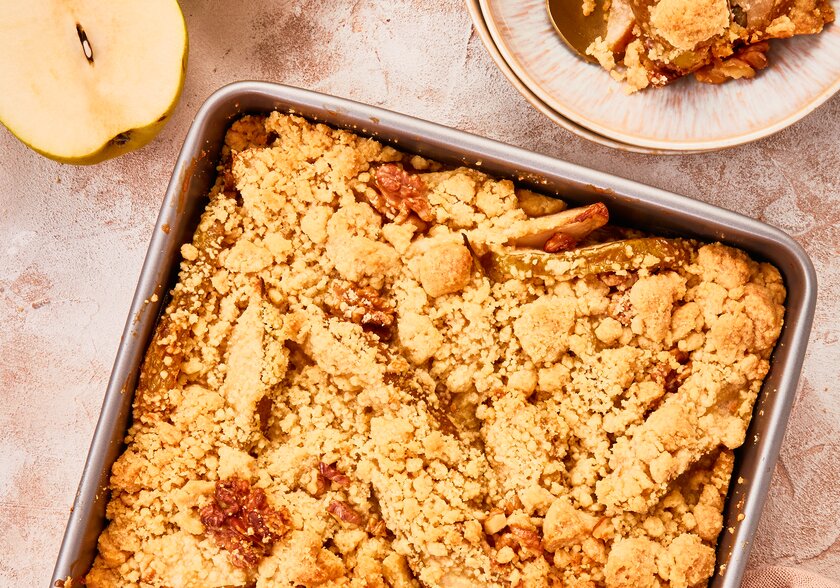 Birnen-Walnuss-Crumble