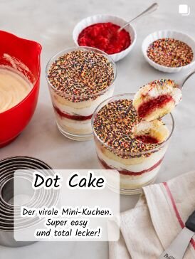 Dot Cake im Glas