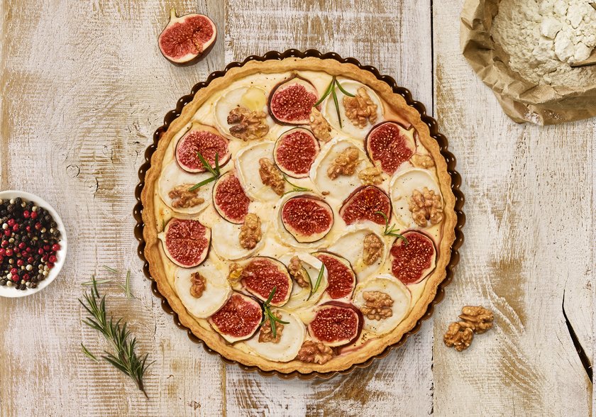 Goat´s cheese tart with figs