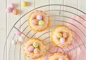 Coconut Lemon Ring Cakes