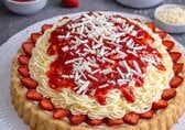 Spaghettieis-Kuchen