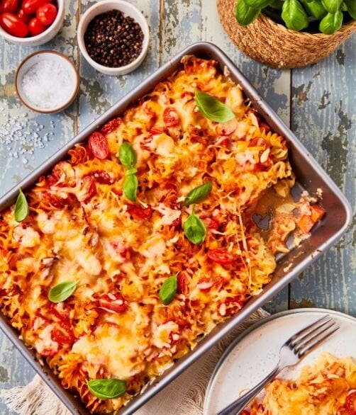 Lasagne in Auflaufform