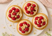 Himbeer Crumble Cookies