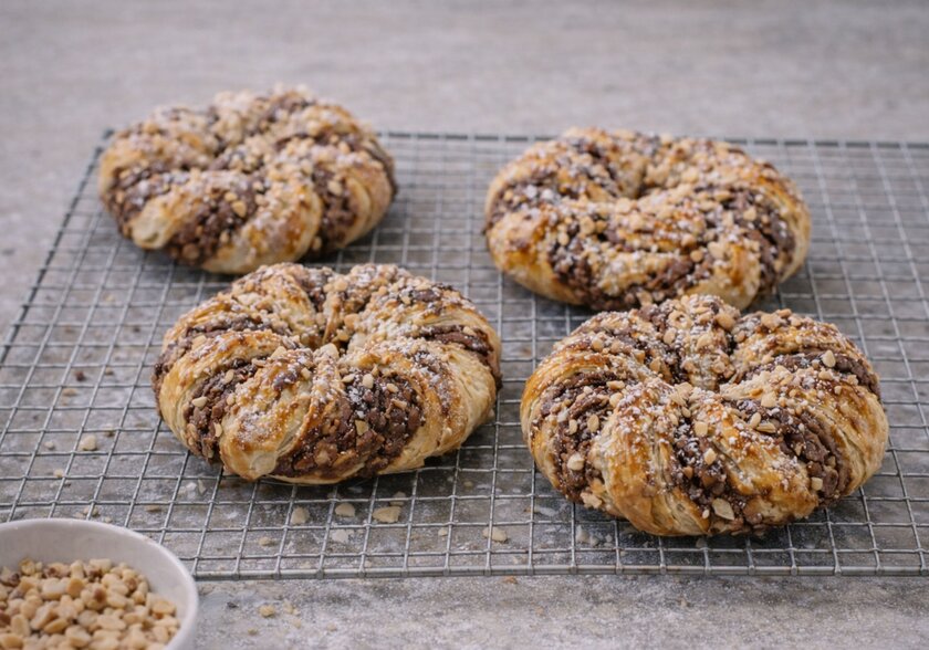 Blätterteig mit Nutella