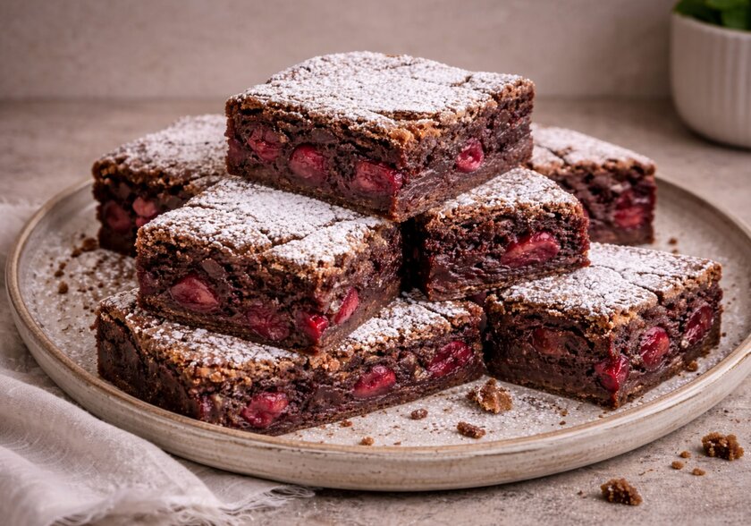 Schokokirschbrownies