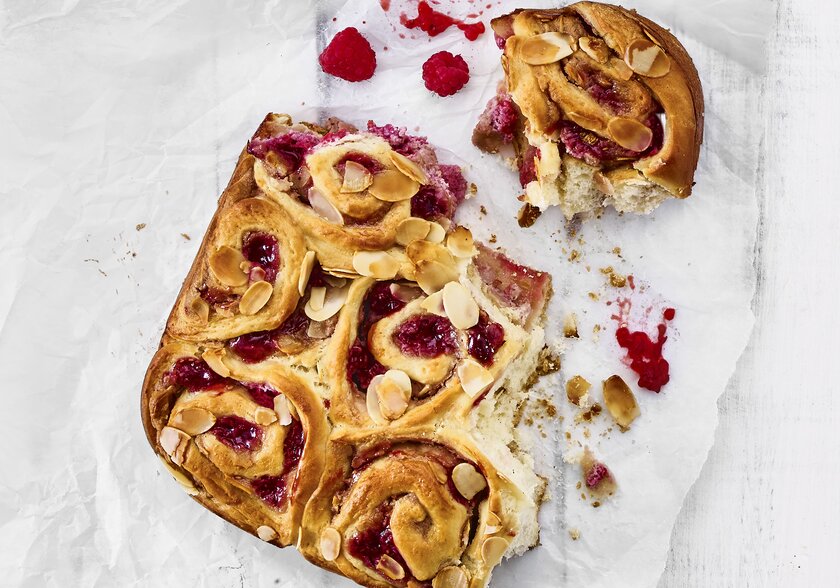 Himbeer-Schnecken