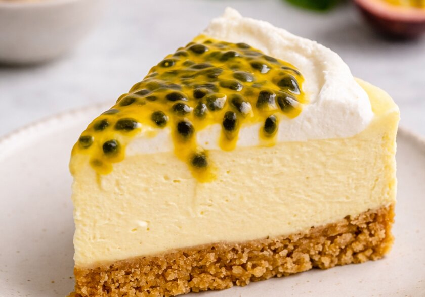 White Chocolate Passionfruit Cheesecake 
