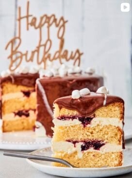 Bolo Tsunami Cake - Geburtstagskuchen mal anders 