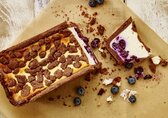 Chocolate Cheesecake with blueberries