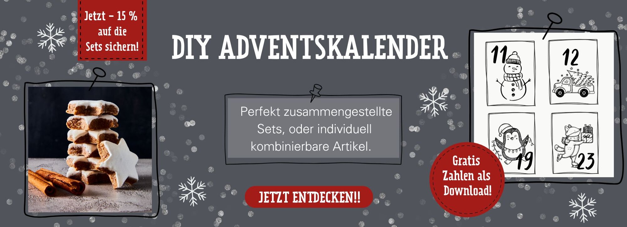 DIY Adventskalender zum selber gestalten