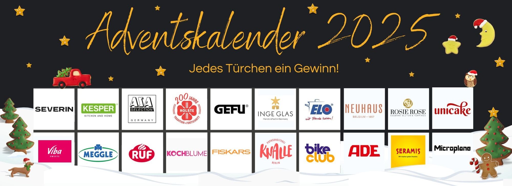 Adventskalender mit tollen Gewinnspielen