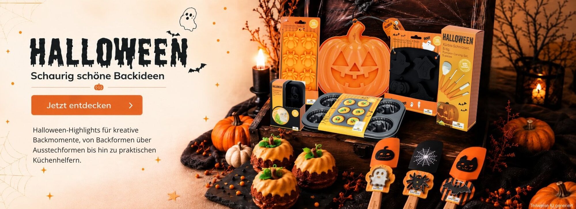 Backen zu Halloween mit Birkmann