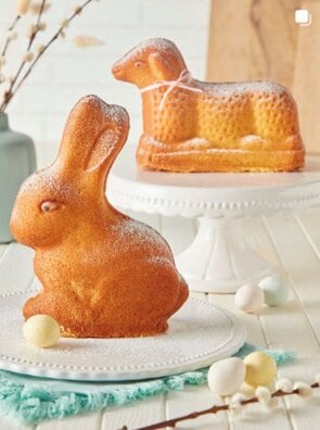 Osterlamm und Osterhase