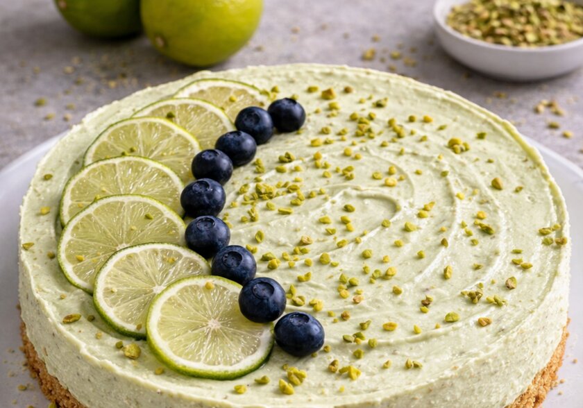 Avocado Limetten Cheesecake 