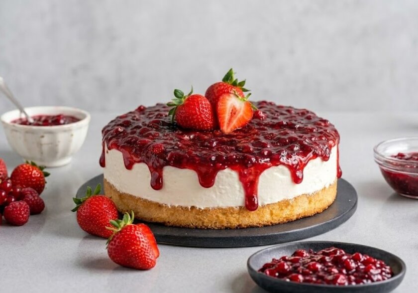 Rote Grütze Torte