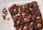 Brownies with walnuts