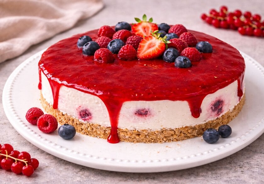 Joghurt-Beeren-Torte