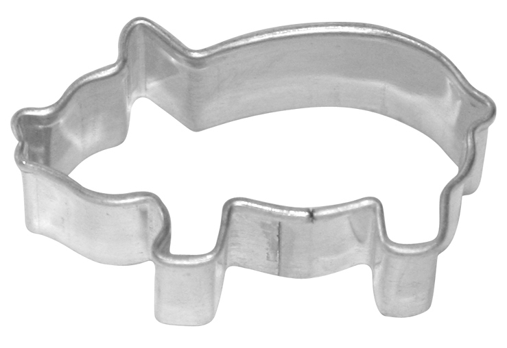 Plätzchen-Ausstecher in Form eines Schweins, klein