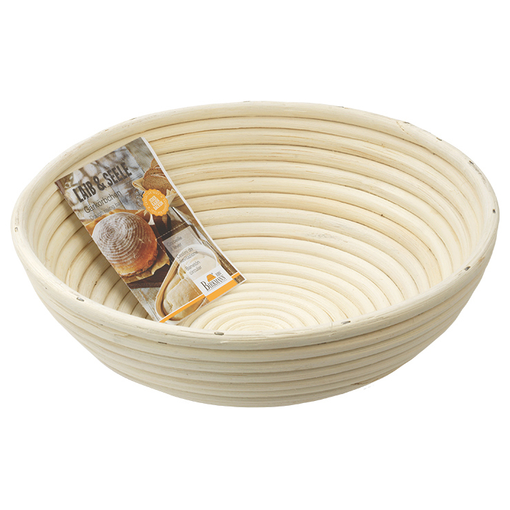 Banneton Brotgärkörbchen-Set Aus Baumwollseil - 4 Runde Körbe 12,7 Cm Für Sauerteig & Handwerkliches Brot
