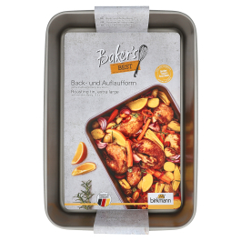 RBV Birkmann 210219 Bakplaat - Rechthoekig - Zwart - Metaal - 35 cm x