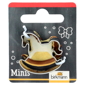 Birkmann - Mini-Ausstechform-Schaukelpferd-3-cm - 152908