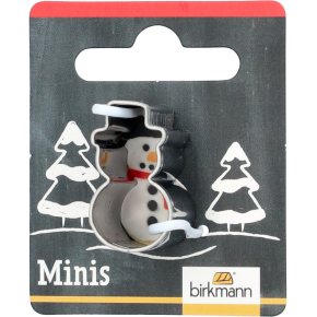 Birkmann - Mini-Ausstechform-Schneemann-2-7-cm - 152922