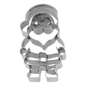 Birkmann - Ausstechform-Happy-Santa-6-5-cm - 189003