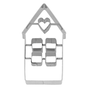 Birkmann - Ausstechform-Haus-mit-Herz-7-5-cm - 189041 Birkmann - Ausstechform-Haus-mit-Herz-7-5-cm - 189041