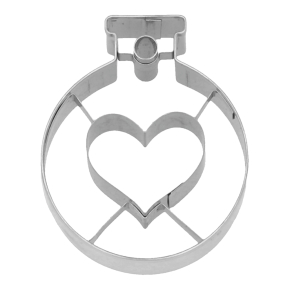 Birkmann - Ausstechform-Christbaumkugel-mit-Herz - 189591