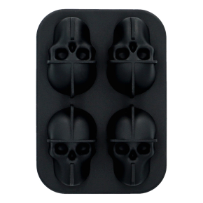 Birkmann - Silikonform-Totenkopf-fuer-4-Stueck - 252646