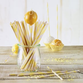 Birkmann - Lolli-Sticks-Gelb-Gestreift - 443228