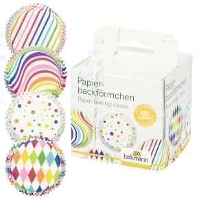 Birkmann - Papierbackfoermchen-Regenbogen-100-Stueck - 444775