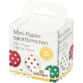 Birkmann - Mini-Papierbackfoermchen-Sterne-100-Stueck - 444805