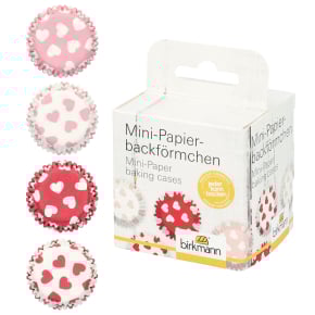Birkmann - Mini-Papierbackfoermchen-Herzen-100 - 444911