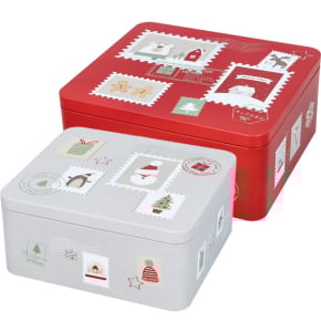 Birkmann - Gebckdosen-Set-Dear-Santa-gross-eckig - 472136