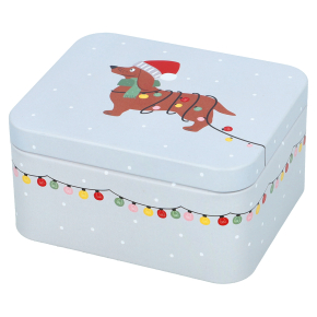 Birkmann - Geschenkdose-Xmas-Dachshund - 472624