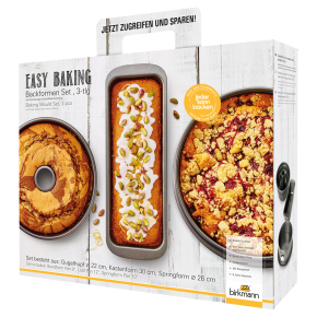 Birkmann - Easy-Baking-Backformen-Set-3-tlg - 881808